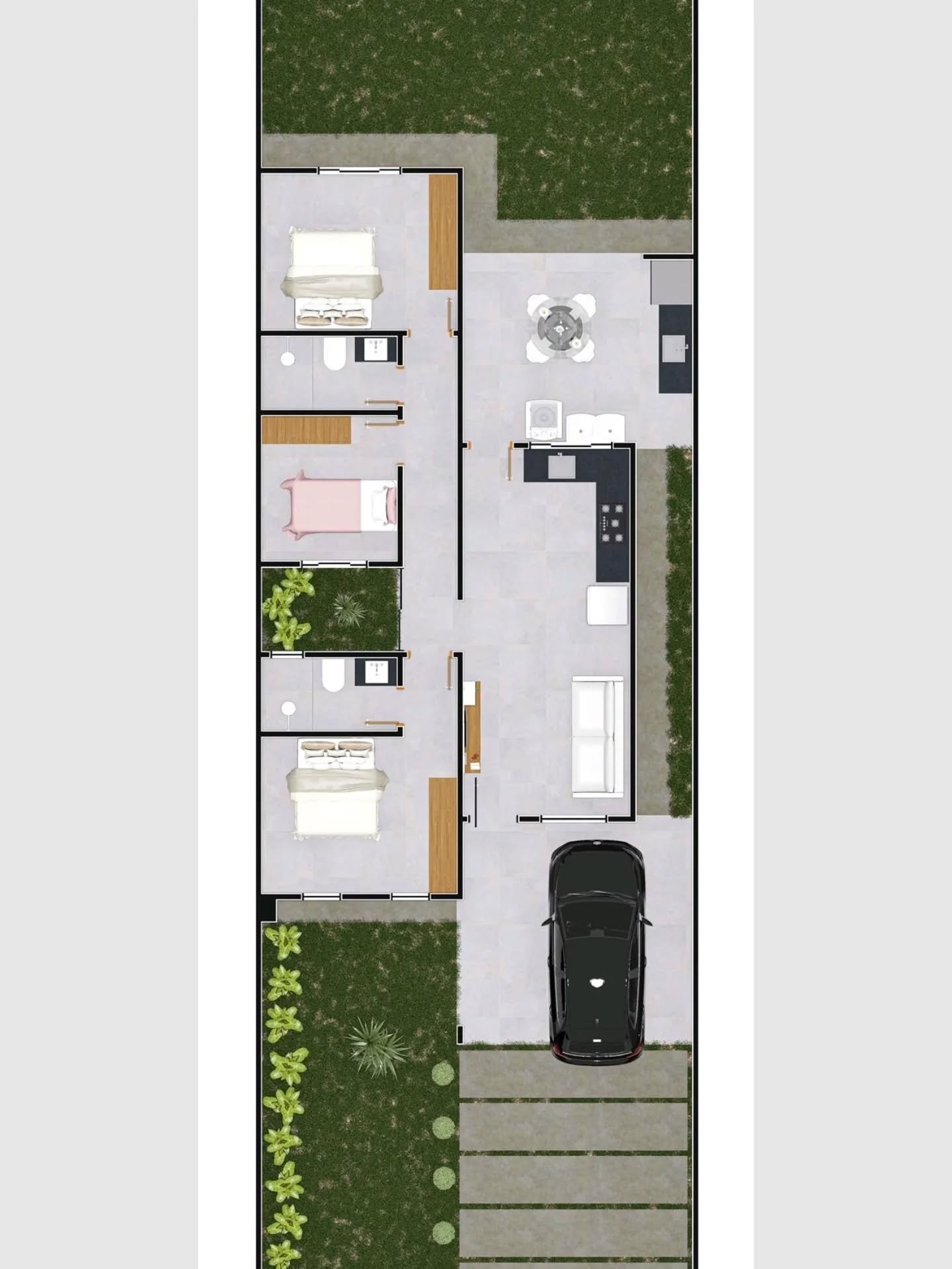 Casa, 3 quartos, 100 m² - Foto 6