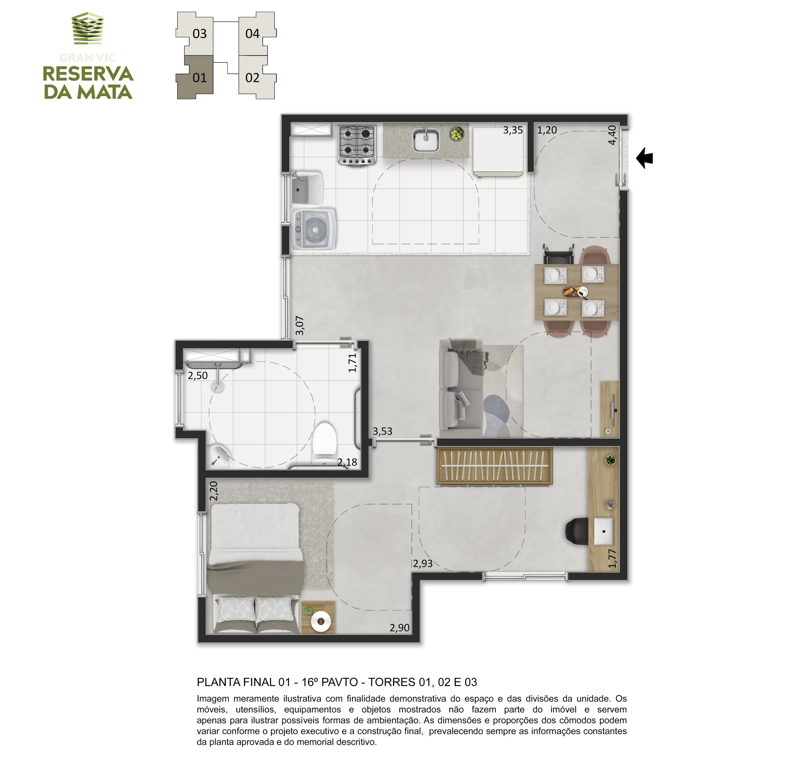 Apartamento, 2 quartos, 36 m² - Foto 5