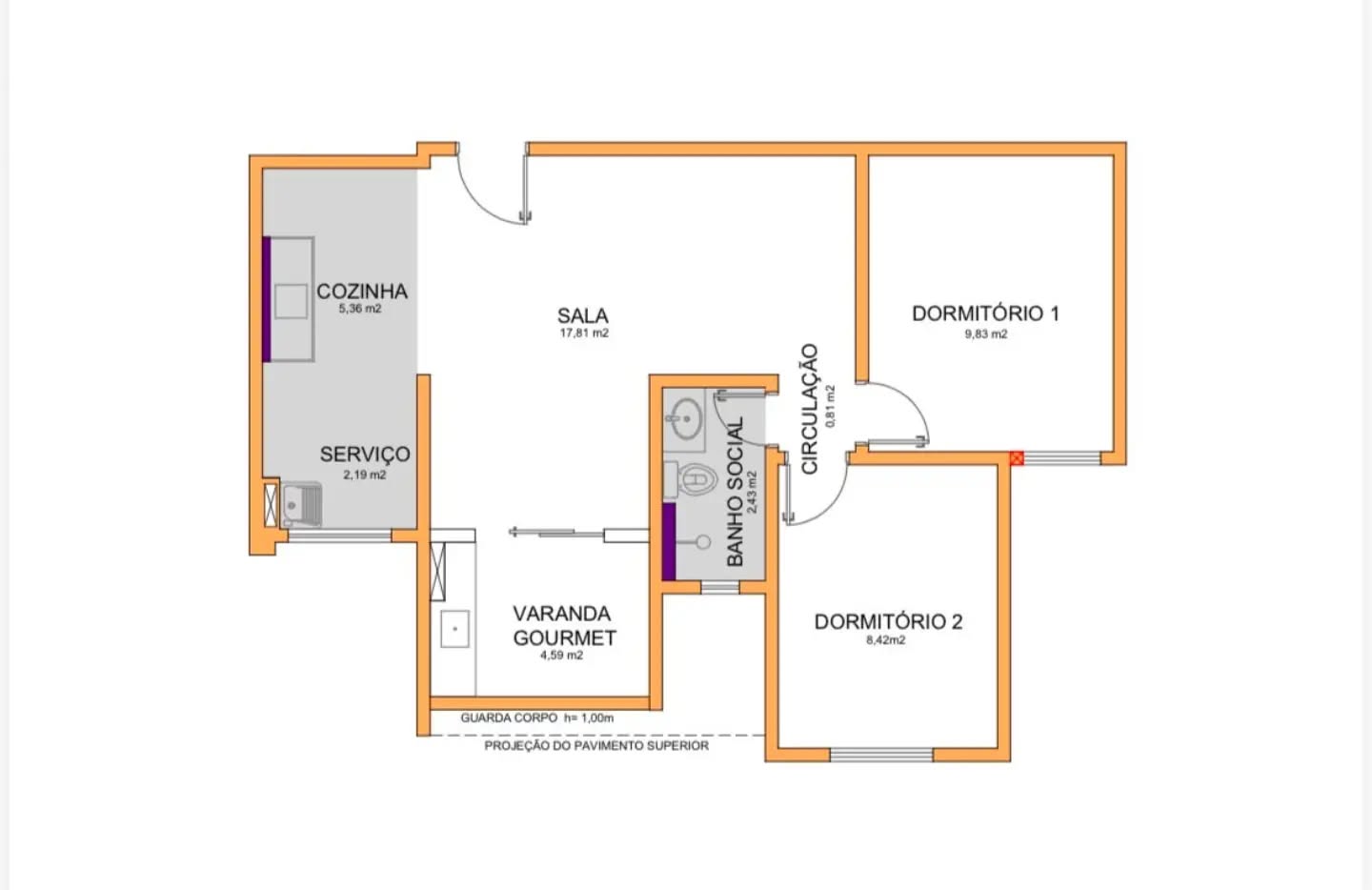 Apartamento, 2 quartos, 57 m² - Foto 14