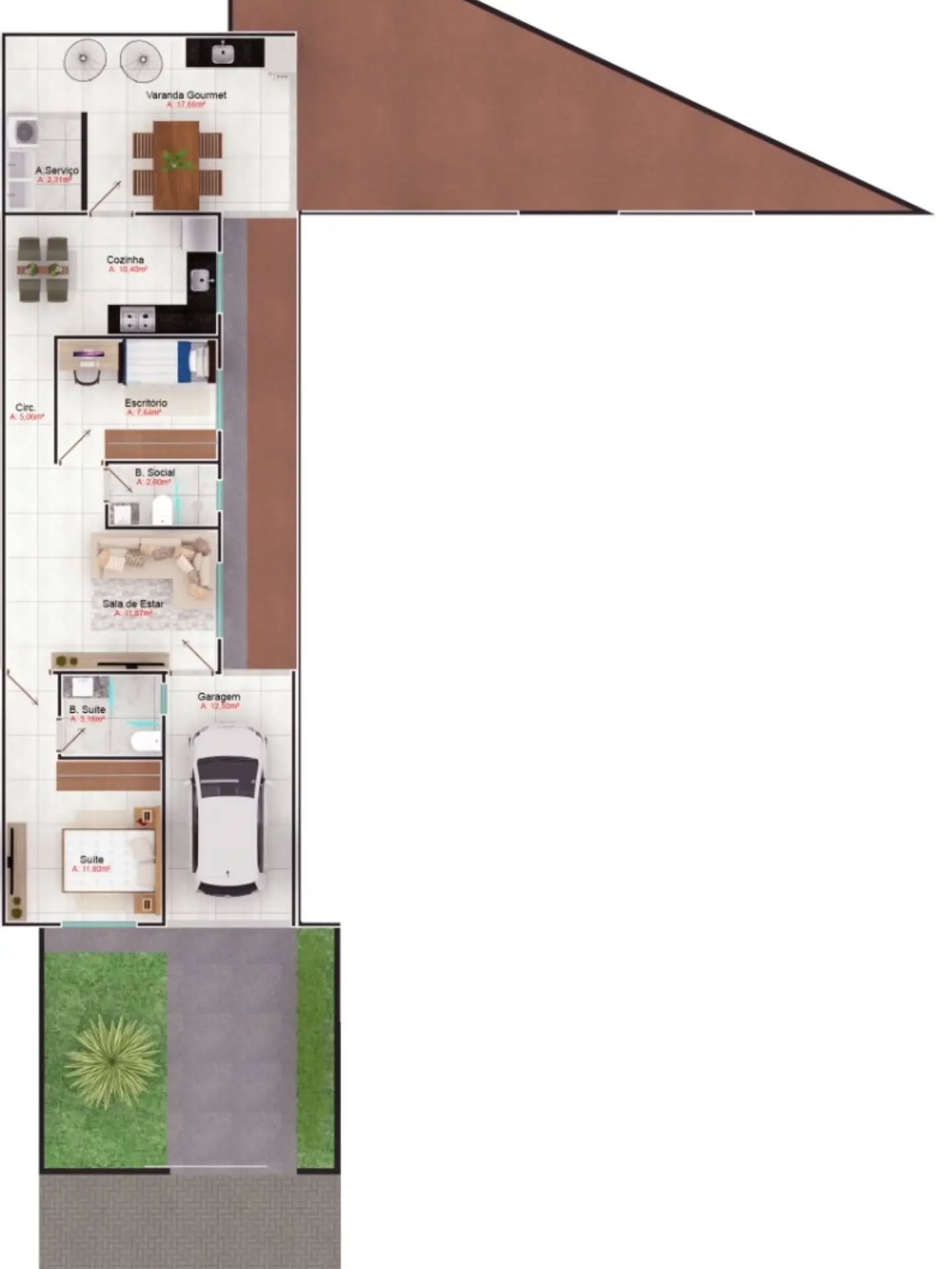 Casa, 2 quartos, 95 m² - Foto 9