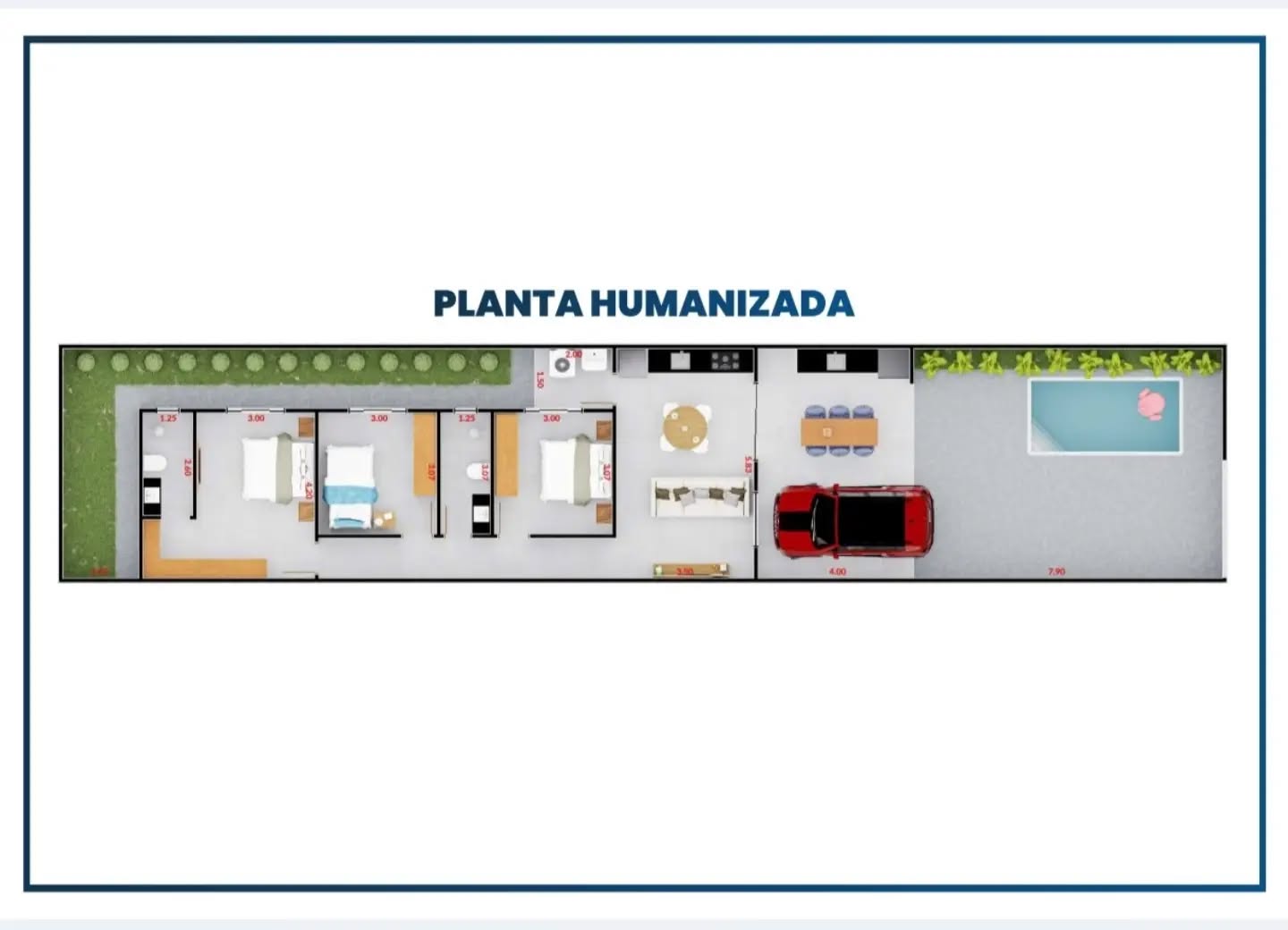 Casa, 3 quartos, 107 m² - Foto 2