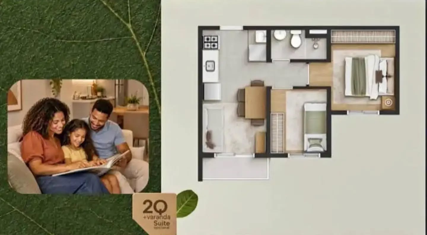 Apartamento, 2 quartos, 34 m² - Foto 12